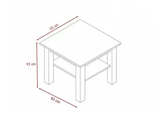 Dřevěný konferenční stolek GOMORA