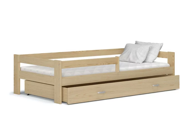 Dětská postel HARRY P1 masiv + úložný prostor + matrace + rošt