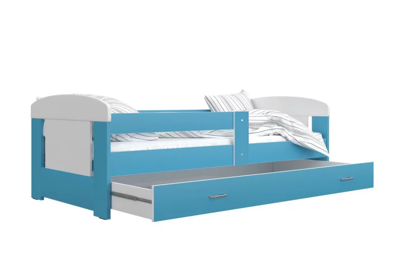 Dětská postel JAKUB P1 COLOR + úložný prostor + matrace + rošt ZDARMA
