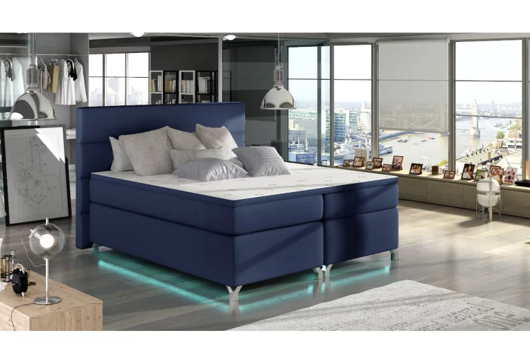 Čalouněná postel BASILIO, bez LED, 160x200, soft 09