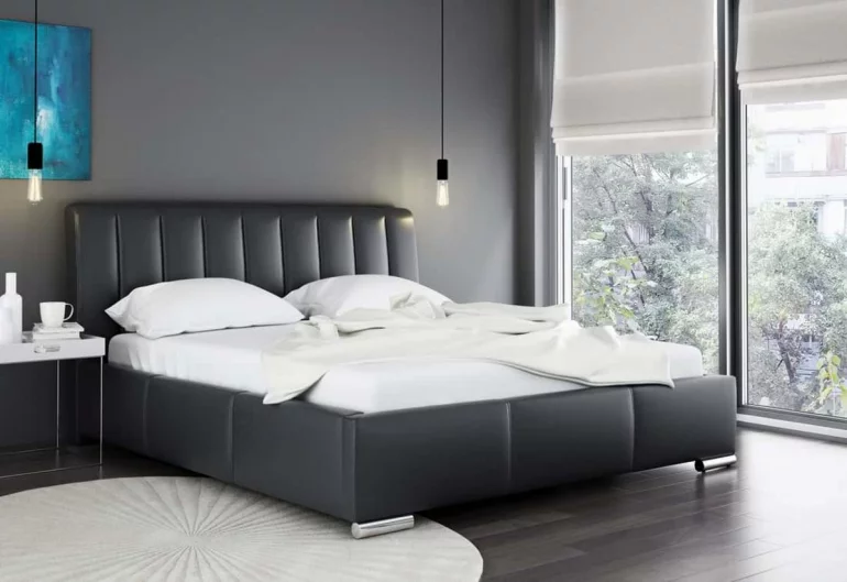 Čalouněná postel LANA s matrací, 140x200