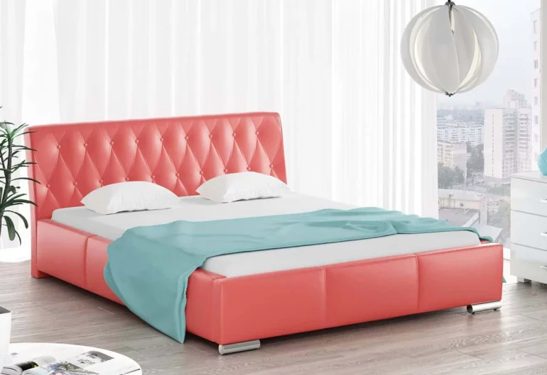 Čalouněná postel NYSA + matrace DE LUX, 180x200, madryt 160