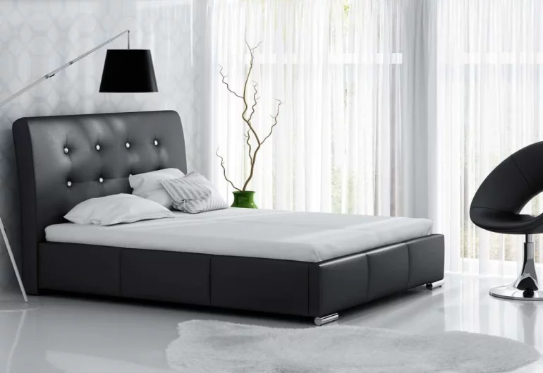 Čalouněná postel NORA s matrací, 180x200