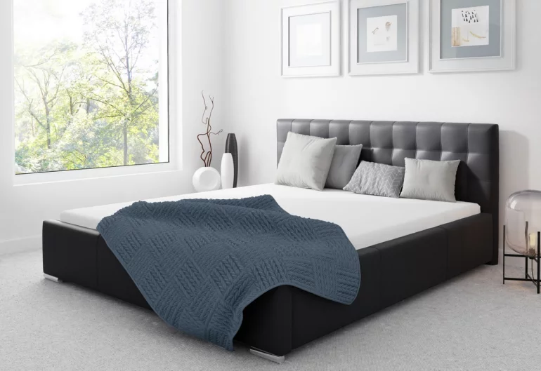 Čalouněná postel STEIN s matrací, 140x200
