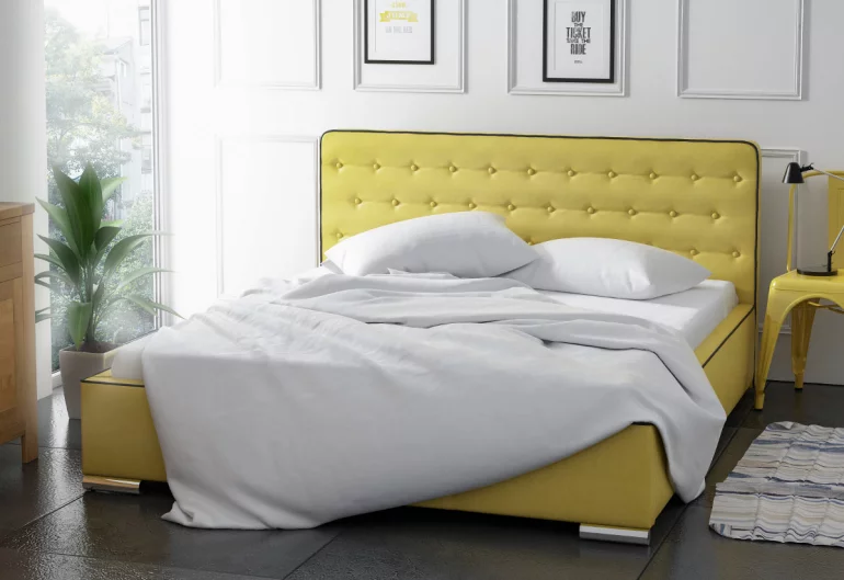 Čalouněná postel TRONSO s matrací, 200x200