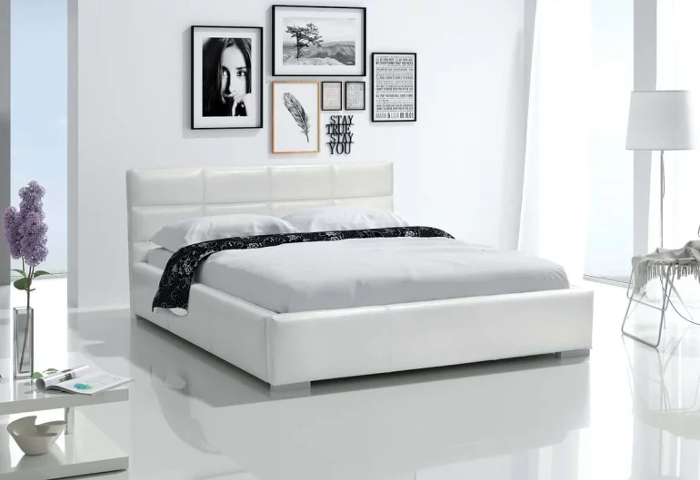 Čalouněná postel PEGGY s matrací, 160x200