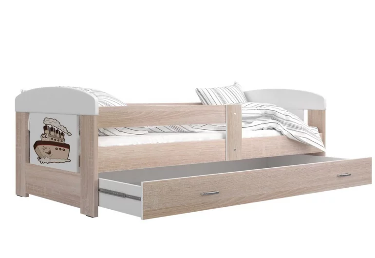 Dětská postel JAKUB P1 + úložný prostor + matrace + rošt ZDARMA