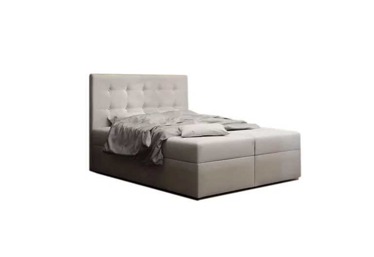 Čalouněná postel DOUBLE 1 + úložný prostor + matrace