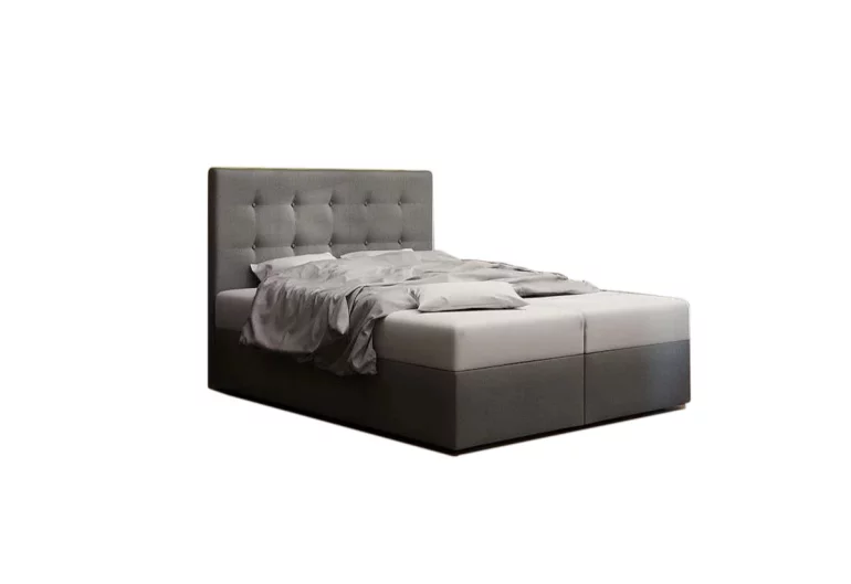 Čalouněná postel DOUBLE 1 + úložný prostor + matrace