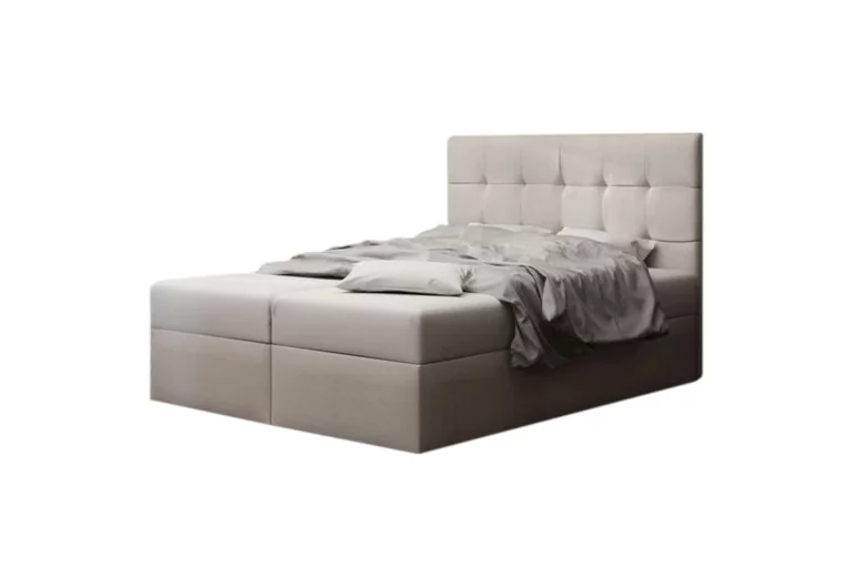 Čalouněná postel DOUBLE 2 + úložný prostor + matrace