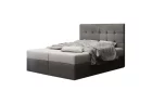 Čalouněná postel DOUBLE 2 + úložný prostor + matrace