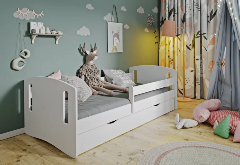 Dětská postel MAGIC 2 + matrace + úložný prostor