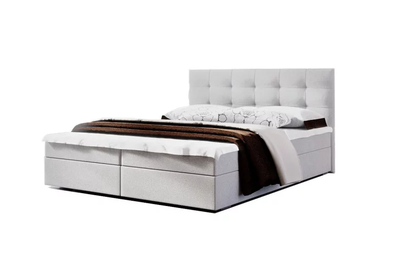 Čalouněná postel LAKE 2 + rošt + matrace, 160x200, Cosmic 10