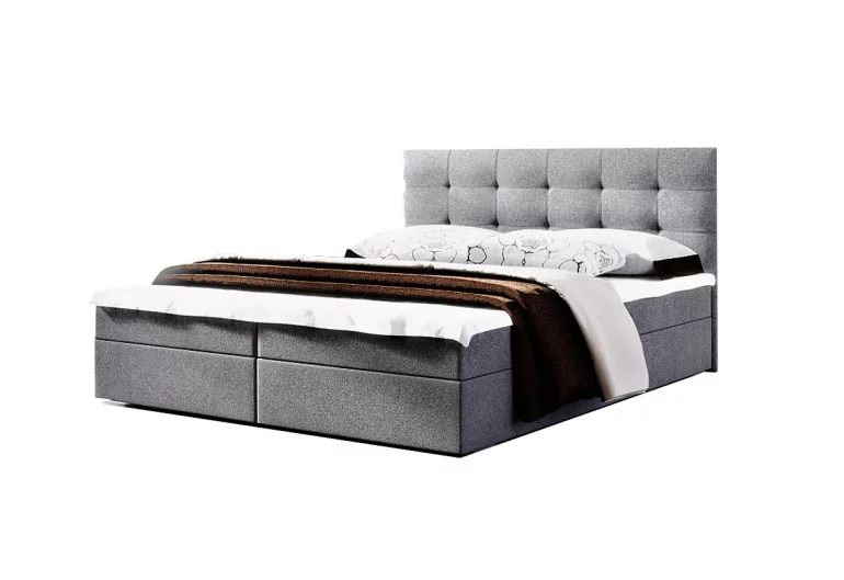 Čalouněná postel LAKE 2 + rošt + matrace, 180x200, Cosmic 160