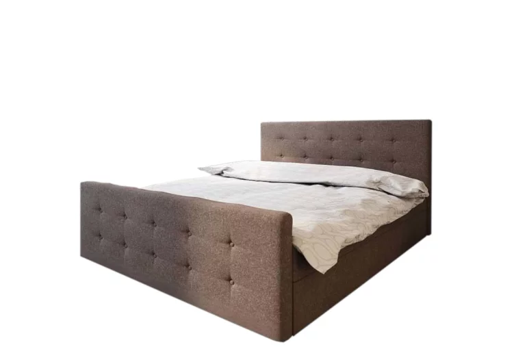 Čalouněná postel BAILANDO 1 + rošt + matrace, 180x200, Cosmic 800