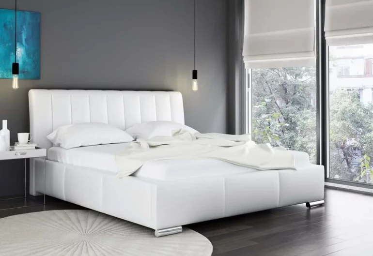 Čalouněná postel LANA + úložný prostor + rošt