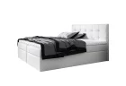 Čalouněná postel boxspring BRIGITE + úložný prostor + topper